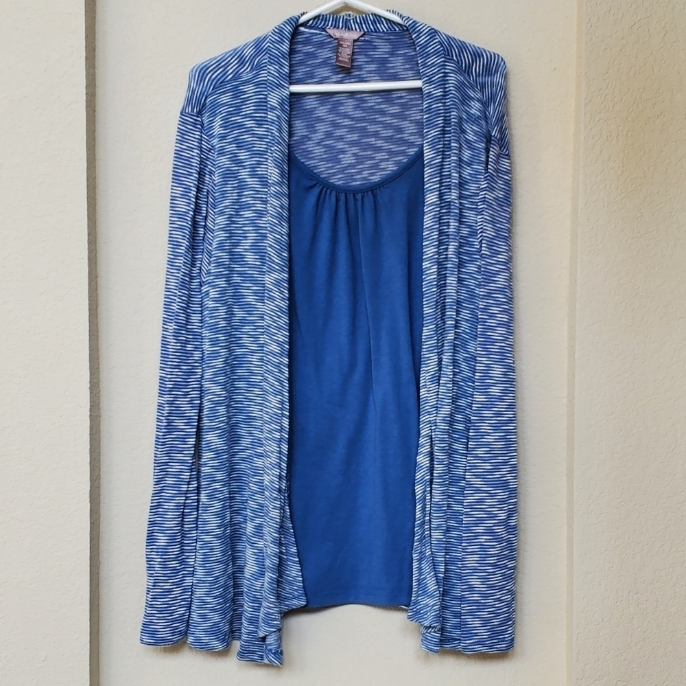 White Stag Ladies Cardigan Top Size 2x